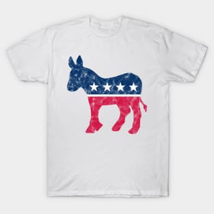 Vintage Democrat Donkey Logo T-Shirt